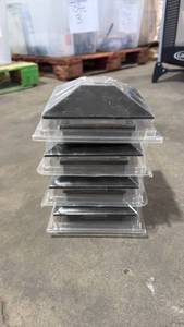 lot 251 image: Solar post lights pack of 4 - Retail $0