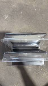 lot 271 image: Solar Post Cap Light, Black, Pack of 2 in Clear Plastic Packaging - Retail $60