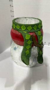 lot 2011 image: Snowman wine bottle holder 8.5 inches tall