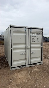 lot 53 image: Unused 12ft Modified Shipping Container with Side Door and Window CTTN 120033