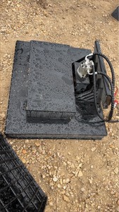 lot 710 image: Unused MINI Skid Steer Hydraulic Brush Mower Attachment