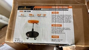 lot 1160 image: Unused LandHonor Rolling Creeper Stool 240 lb Capacity 24.8-30 in LHR-TS240