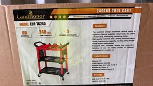 lot 1166 image: Unused LandHonor Tool Cart 240 LBS Capacity LHR-TC240