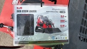 lot 2008 image: Unused RED ZJG MINI Skid Steer Loader 380 kg Rated Lift ZJ-380