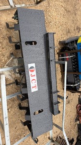 lot 2102 image: Unused JCT Skid Steer Rotary Tiller Attachment with Hydraulic Motor and Hoses