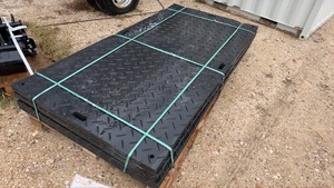 lot 2106 image: Unused CAPTOK Polyethylene Roadbed Protection Pad 47 x 94.5 in 12 mm CK-LB12