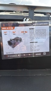 lot 4031 image: Unused Wolverine Skid Steer Grapple Bucket 72 in Width GB-11-72W