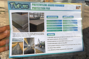 lot 7023 image: Unused Future Polyethylene Board Roadbed Protection Pad FT-UB12