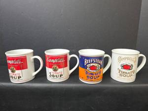 lot 132 image: Campbell Soup Company Soup Mug Set - 125th Anniversary Collection