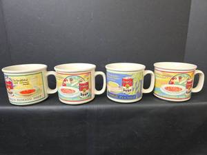 lot 133 image: 4 Campbells Soup Mugs