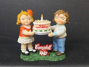 lot 135 image: NIB Campbell Kids Figurine A Century of Wholesome Goodness Limited Edition 51025000