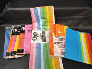 lot 219 image: Colored Tissue Paper