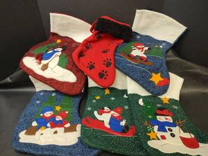 lot 225 image: Christmas Stockings