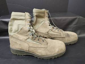 lot 252 image: Vibram Lace-Up Combat Boots, Style S161 Size 10.5W, Sage