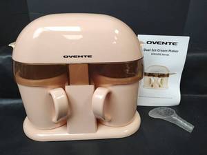 lot 355 image: NIB Ovente Dual Ice Cream Maker