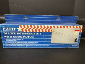 lot 376 image: E-Z Fit Deluxe Rotisserie Kit with ACDC Motor, 36 in