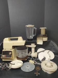 lot 417 image: Oster Regency Kitchen Center Mixer, Blender, Food Processor and Attachment Lot