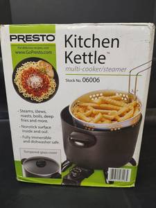lot 438 image: NIB Presto Kitchen Kettle Multi-CookerSteamer, 1200 Watt