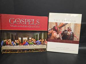 lot 490 image: The Gospels A Vault on the Life of Jesus Christ and The Passion Book