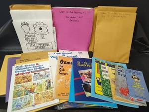 lot 577 image: Boy Scouts of America Cub Scout Program Helps with Webelo Books and Handouts and More