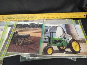 lot 622 image: Green Magazine John Deere Enthusiast Issues and John Deere Yardstick