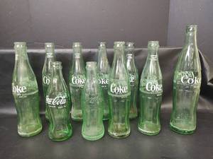 lot 628 image: Vintage, Assorted Sizes, Coca-Cola Bottles