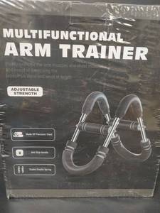 lot 681 image: NIB Multifunctional Arm Trainer, Adjustable Strength