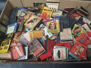 lot 709 image: Assorted Advertising Matchbooks, Mixed Lot with Various Brands