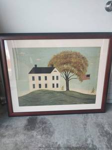 lot 810 image: Warren Kimble Framed Print, 36 x 29