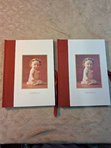 lot 85 image: Anne Geddes 2 Album Books Childrens Photography Red Cloth Spine