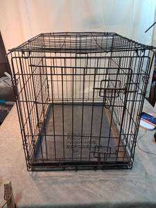lot 92 image: Foldable Pet Crate Cage with Pan and Door