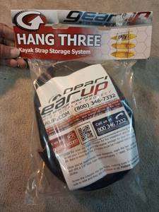 lot 94 image: GearUp Hang Three Kayak Strap Storage System
