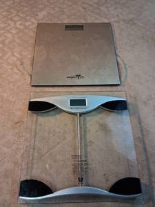 lot 97 image: Lot of 2 Digital Bathroom Scales Max 330lbs