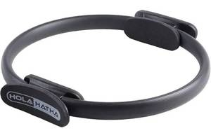lot 39777 image: HolaHatha Pilates Ring Magic Circle Cardio Strength Workout Equipment for Beginner and Advanced Yoga, Weight Loss, and Full Body Toning - Retail $19