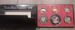 lot 501 image: 1979 United States Proof Set - 6 Coins