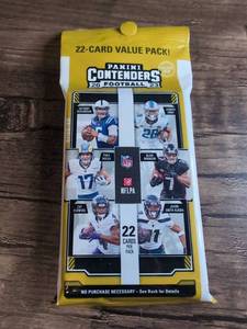 lot 804 image: Panini Contenders Football 2023 22-Card Value Pack- Sealed