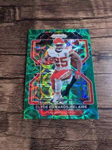 lot 1004 image: Panini 2021 Prizm Football Card Clyde Edwards-Helaire #191 Serial 5975