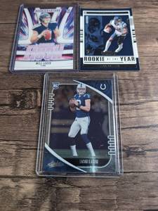 lot 1016 image: Panini Football Rookie Card Lot of 3 Will Levis Nico Collins Jacob Eason - AFC South
