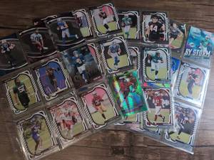 lot 1021 image: Panini Absolute Football NFL Card Lot - 36 ct4sheets Including  Jaxson Dart, Jaylen Waddle