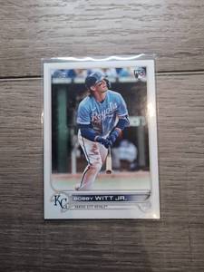 lot 1092 image: Topps Bobby Witt Jr. Rookie Baseball Card 2022 Update Series US100