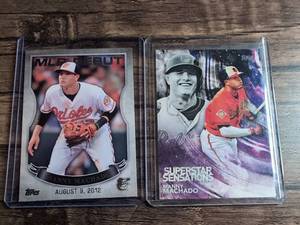 lot 1103 image: Topps Card Lot of 2 Manny Machado MLB Debut 2012 Superstar Sensations SS-9
