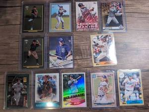 lot 1110 image: Baseball Card Lot of 12 Cards Topps Chrome Bowman Chrome Including RC Cards Dodgers San Diego Diamondbacks and Giants - NL West