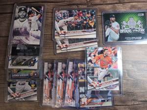 lot 1111 image: Topps Houston Astros Baseball Card Lot Altuve Tucker Bregman Verlander