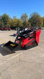 lot 89067 image: Yanmar Diesel-Powered Mini Skid Steer Track Loader  (SDLL1200-RED) - Retail $0