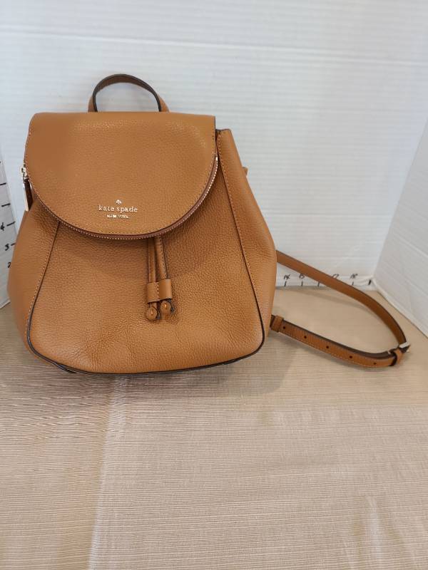 lot 1037 image: Kate Spade New York Flap Backpack with Adjustable Crossbody Strap