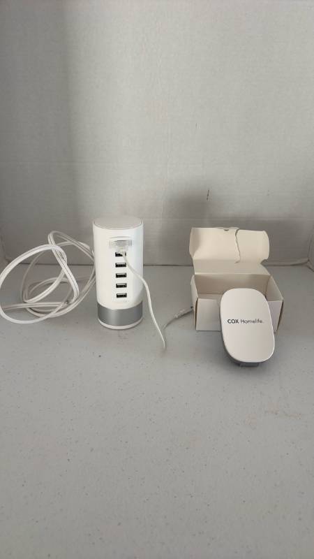 lot 1501 image: Cox Homelife with Box, and compact desktop charging tower