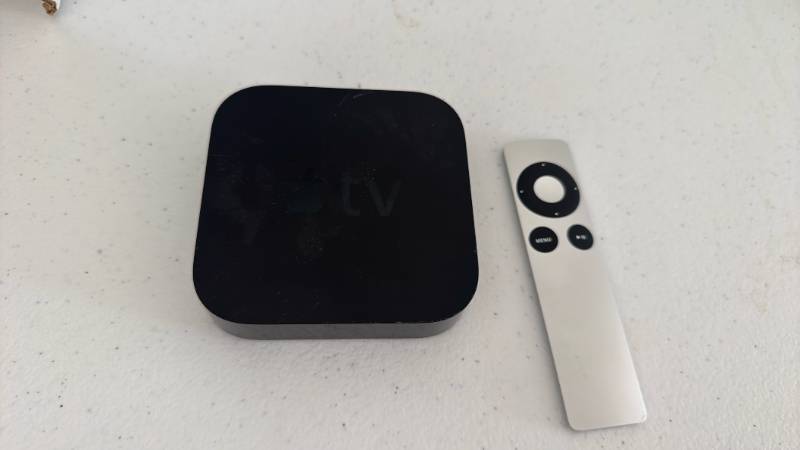lot 1508 image: Apple TV Media Streamer with Remote HDMI Optical Audio Ethernet