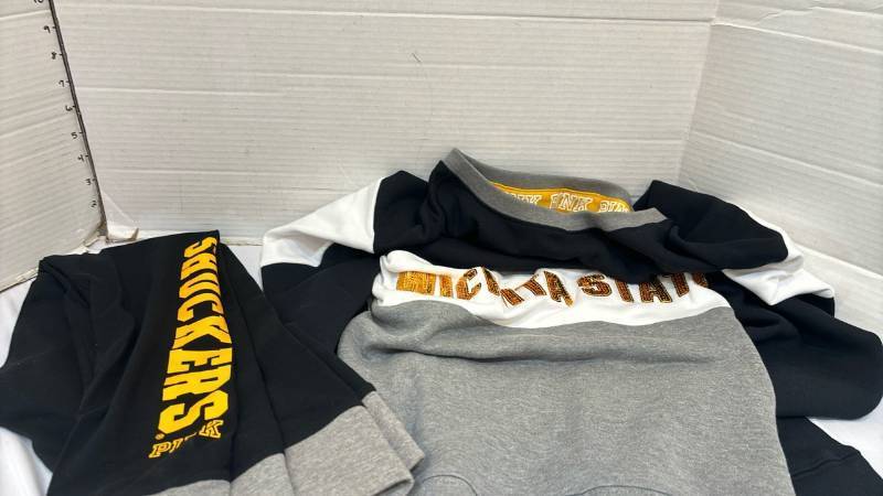 lot 1737 image: PINK Victorias Secret Wichita State Shockers Sweatshirt Size M and pants