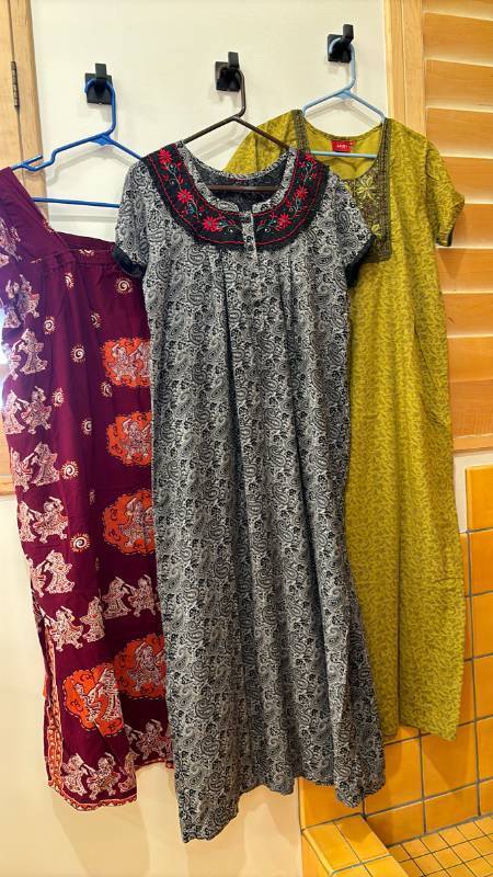 lot 1770 image: Womens Long Dress Lot of 3 Assorted Patterns - L