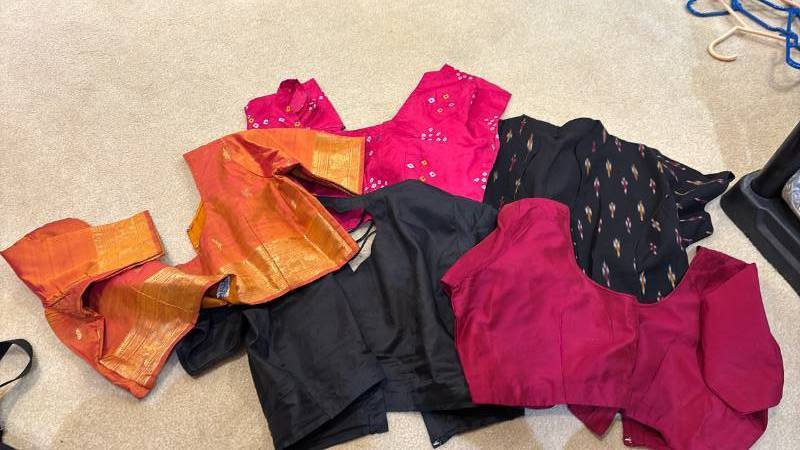 lot 1807 image: Five blouses